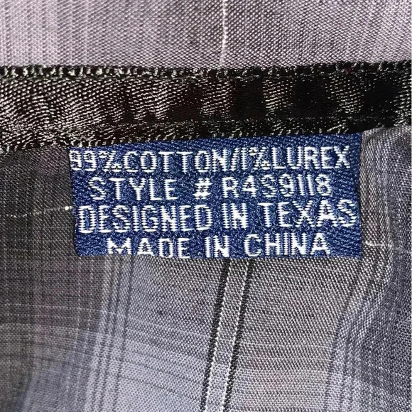 Panhandle Roughstock Western Button Snap Front Shirt Women’s XL Plaid Rockabilly - Picture 8 of 12